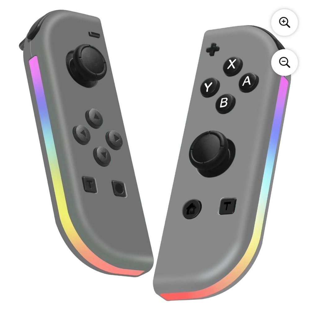 Nintendo Switch Gray Joycons both left and right rgb new